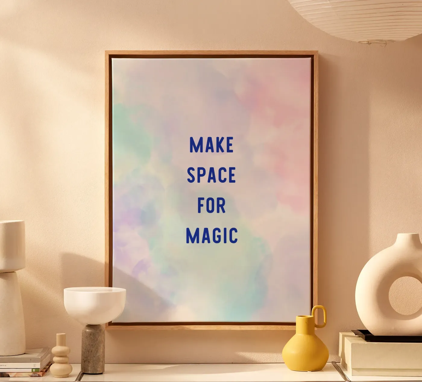 Make Space for Magic canvas van Words by Niki