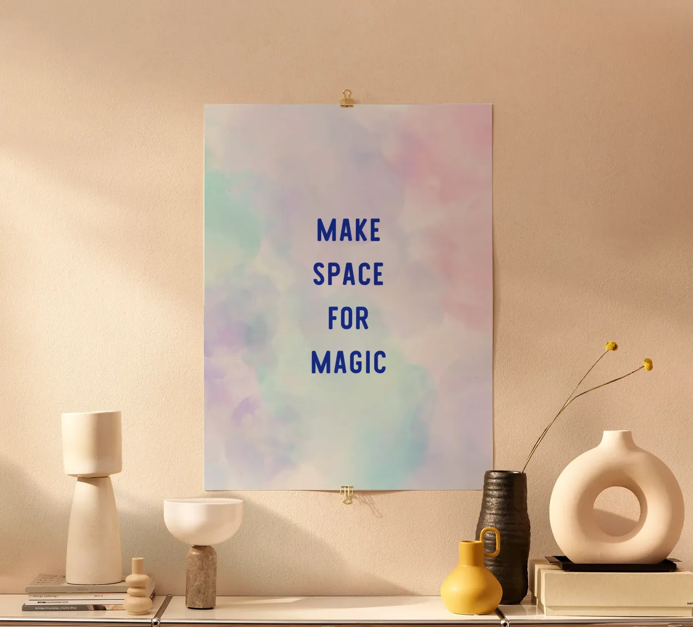 Make Space for Magic poster de Words by Niki