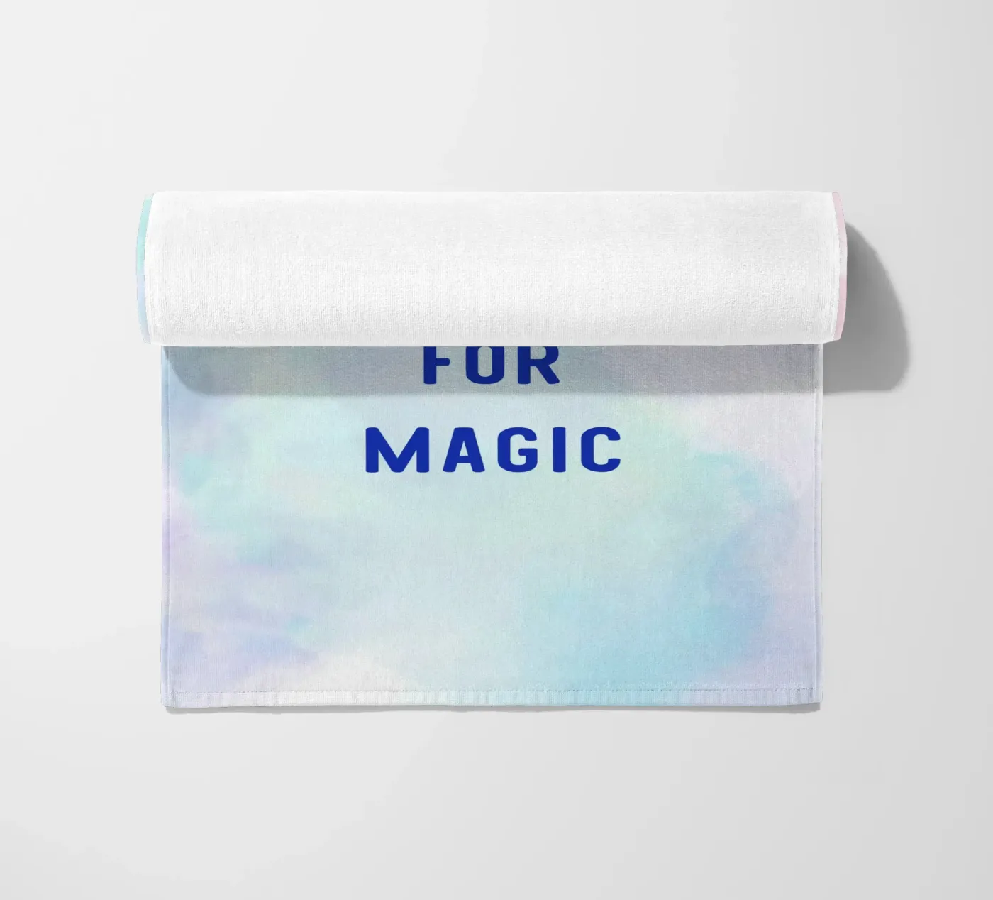 Make Space for Magic beach towel by Words by Niki