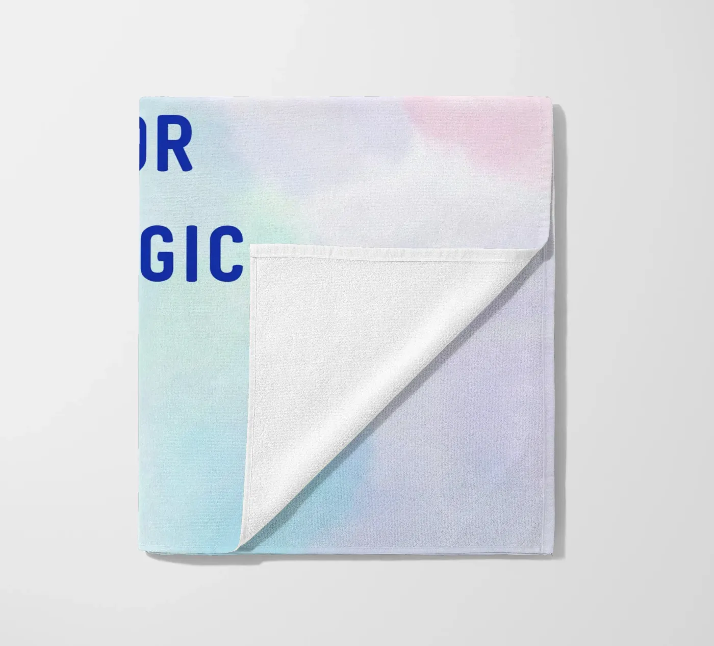 Make Space for Magic beach towel by Words by Niki