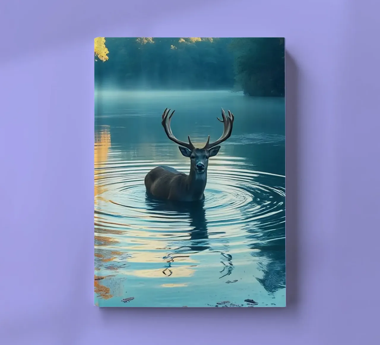 Cervi in un fiume tranquillo diario da Wild Beauty