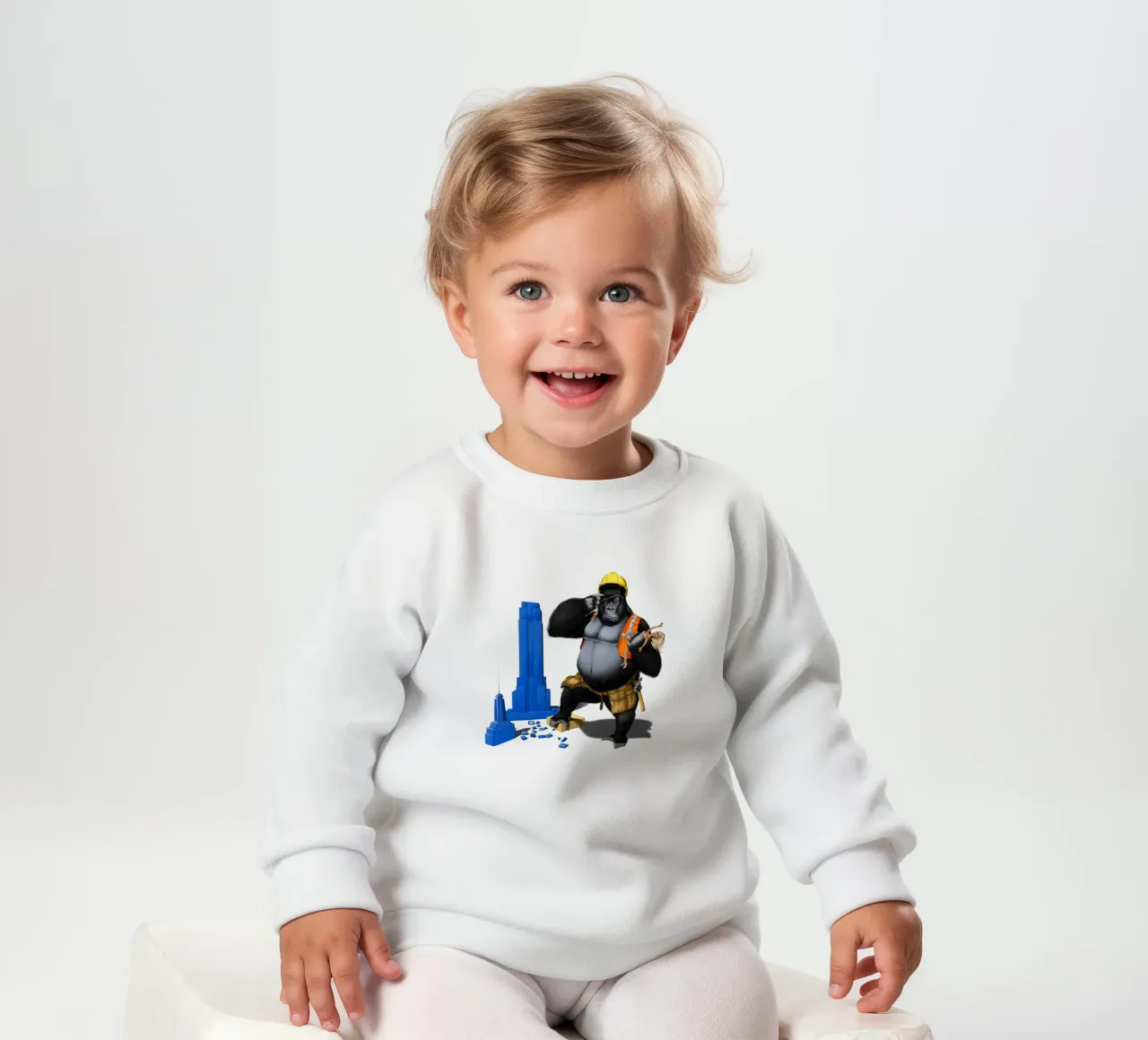 Building an Empire (Wordless) baby sweatshirt by Rob Art | Illustration