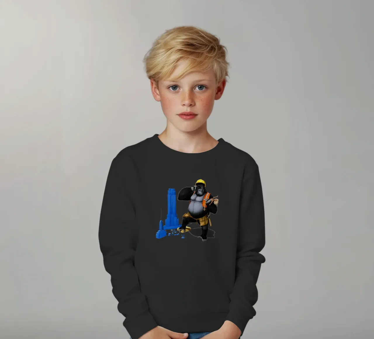 Building an Empire (Wordless) felpa bambino da Rob Art | Illustration