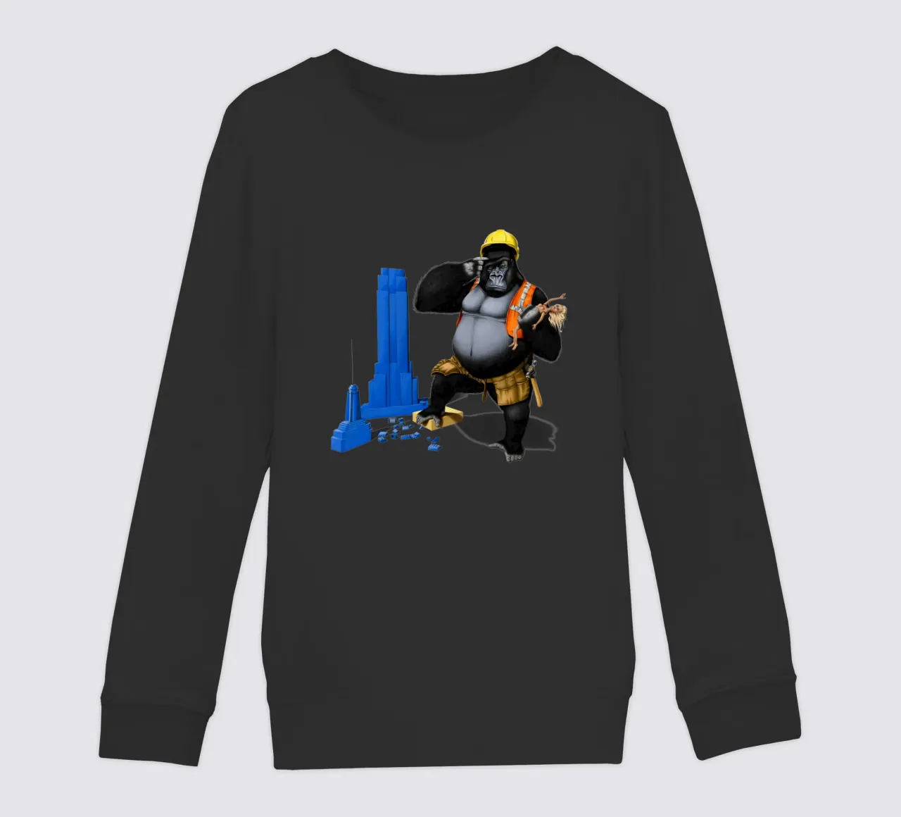 Building an Empire (Wordless) felpa bambino da Rob Art | Illustration