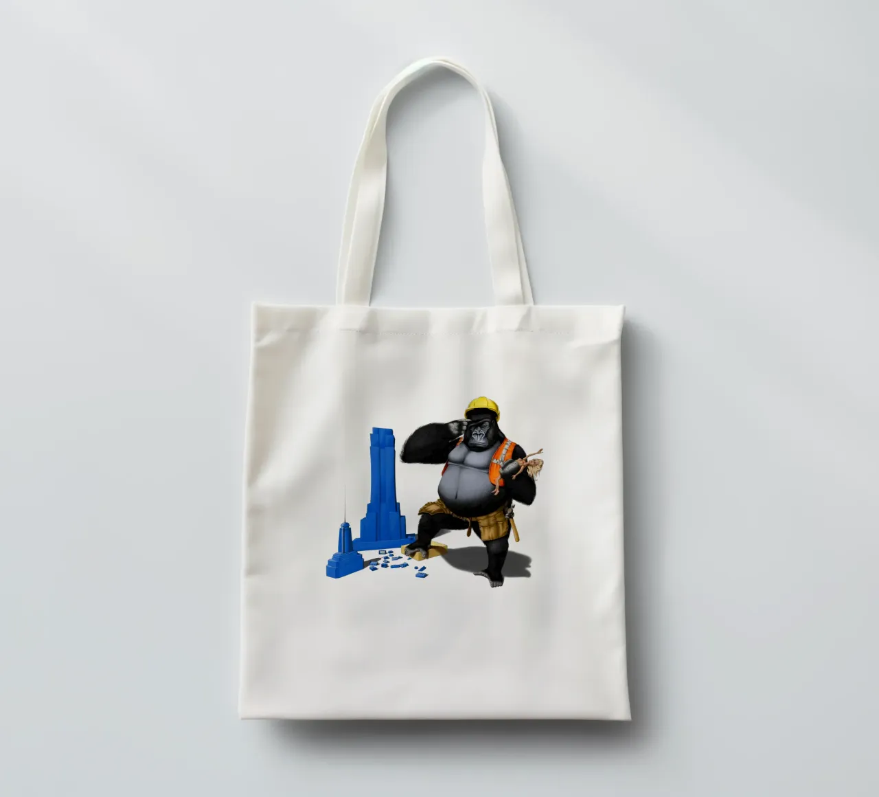 Building an Empire (Wordless) borsa in juta da Rob Art | Illustration