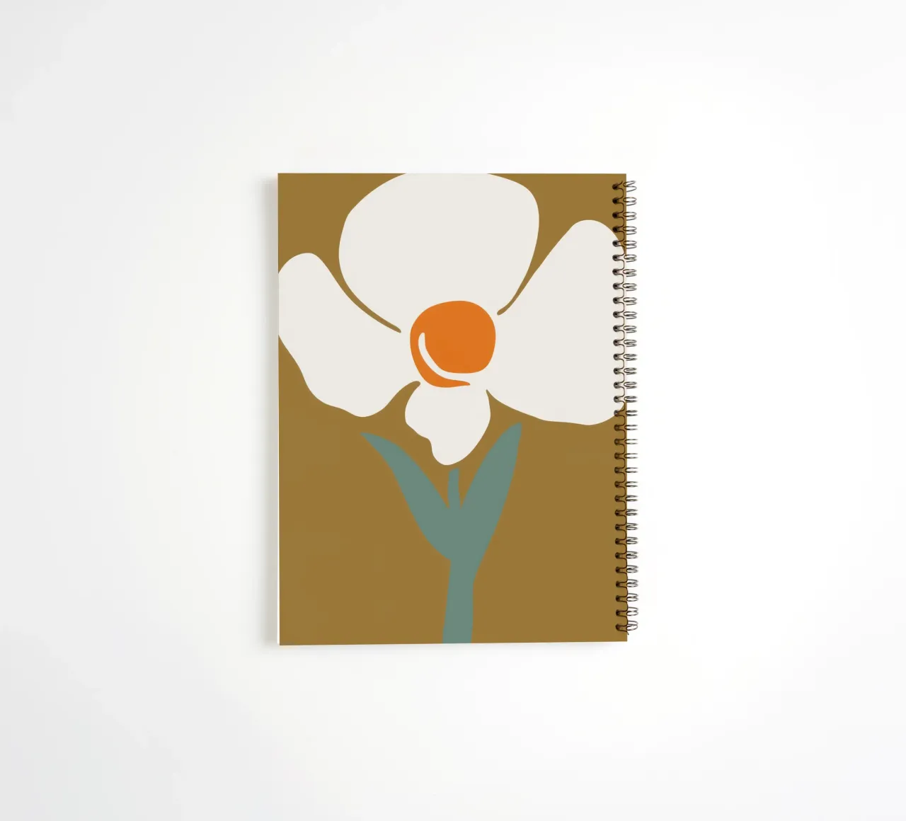 Solitary Bloom Boldness spiral notebook by Moonlite Desire