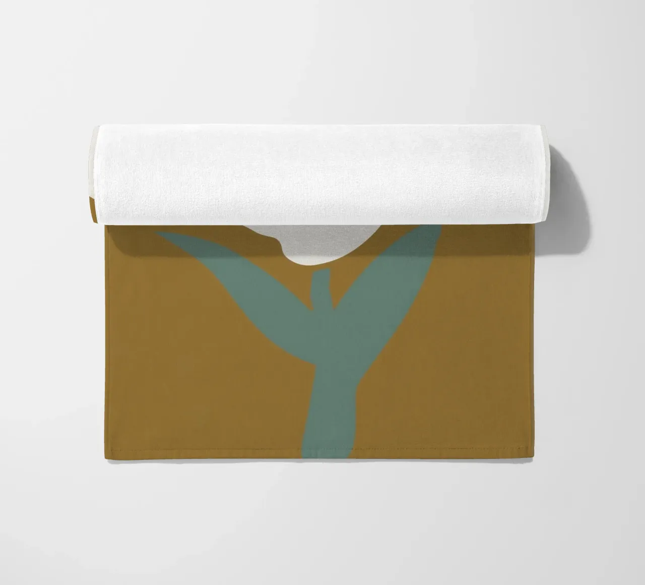 Solitary Bloom Boldness beach towel by Moonlite Desire