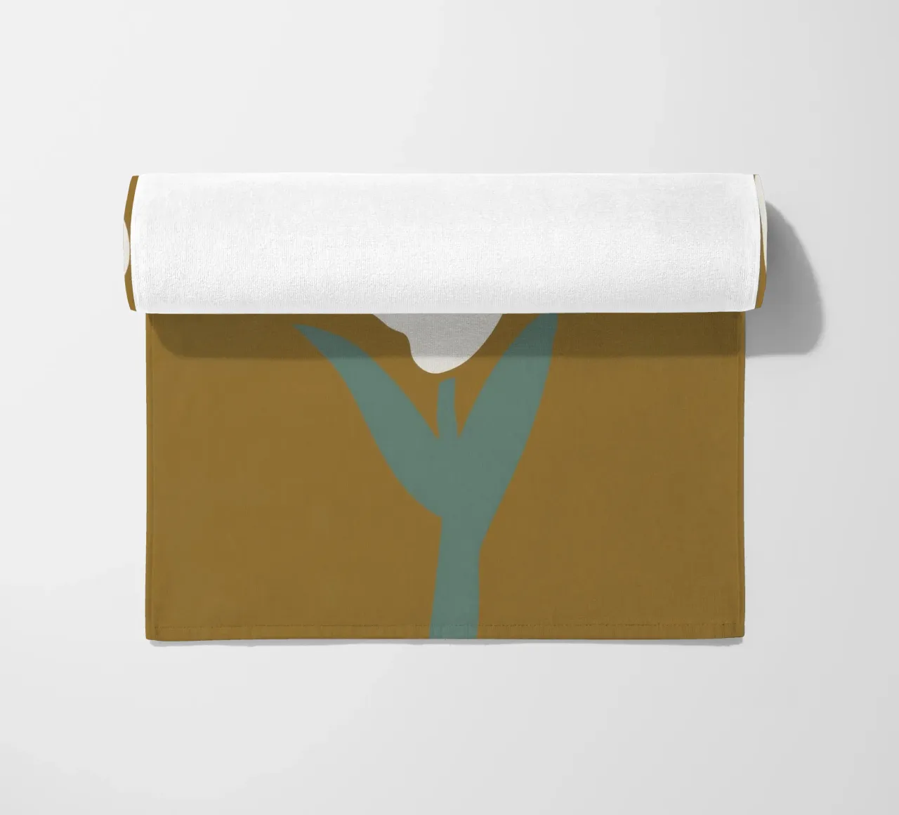 Solitary Bloom Boldness beach towel by Moonlite Desire