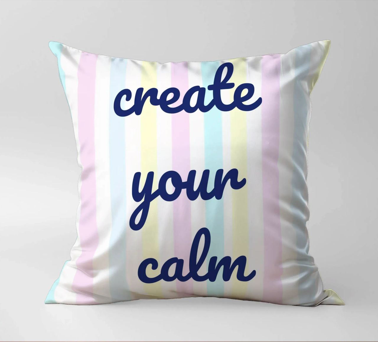 Create Your Calm cuscino da Words by Niki