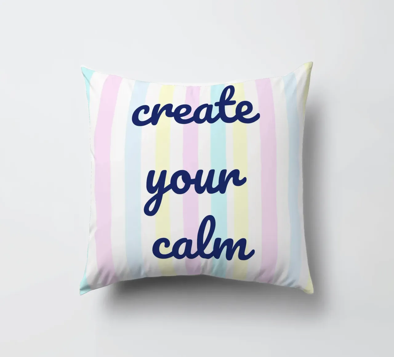 Create Your Calm cuscino da Words by Niki