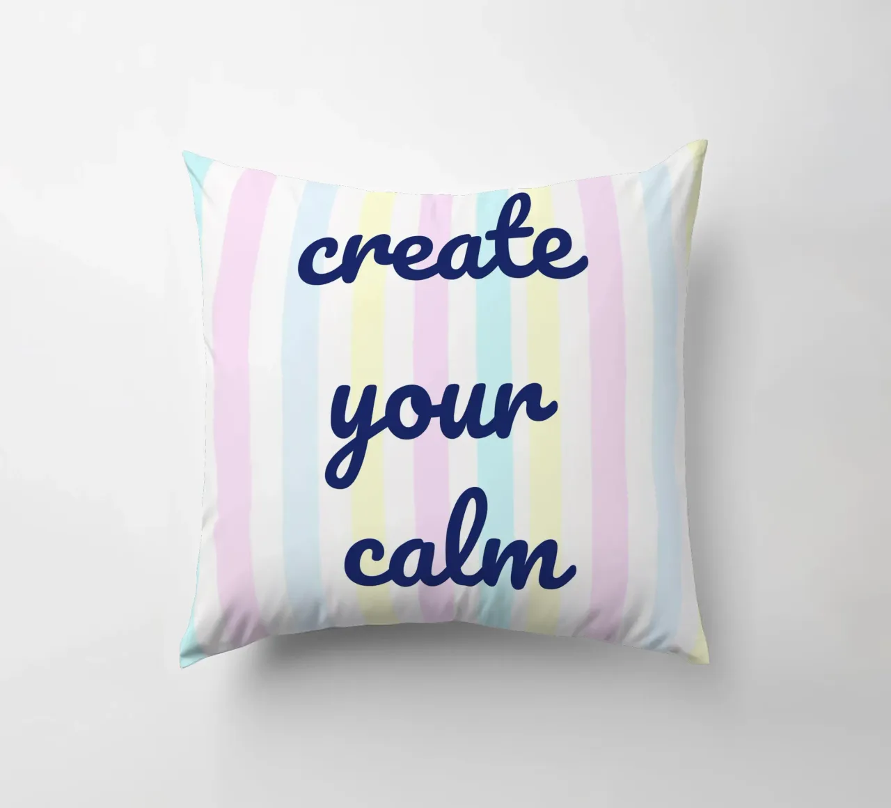 Create Your Calm cuscino da Words by Niki