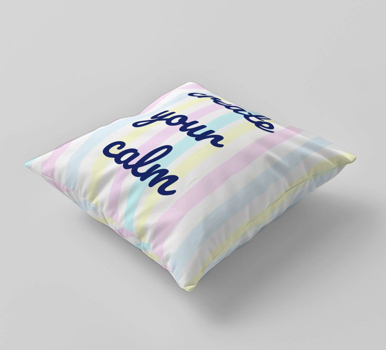 Create Your Calm cuscino da Words by Niki