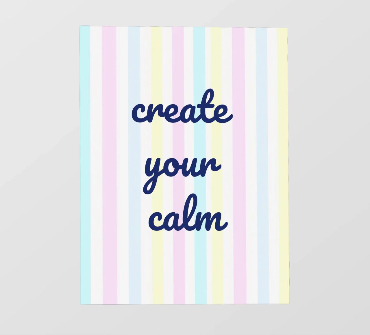 Create Your Calm pellicola backlit da Words by Niki