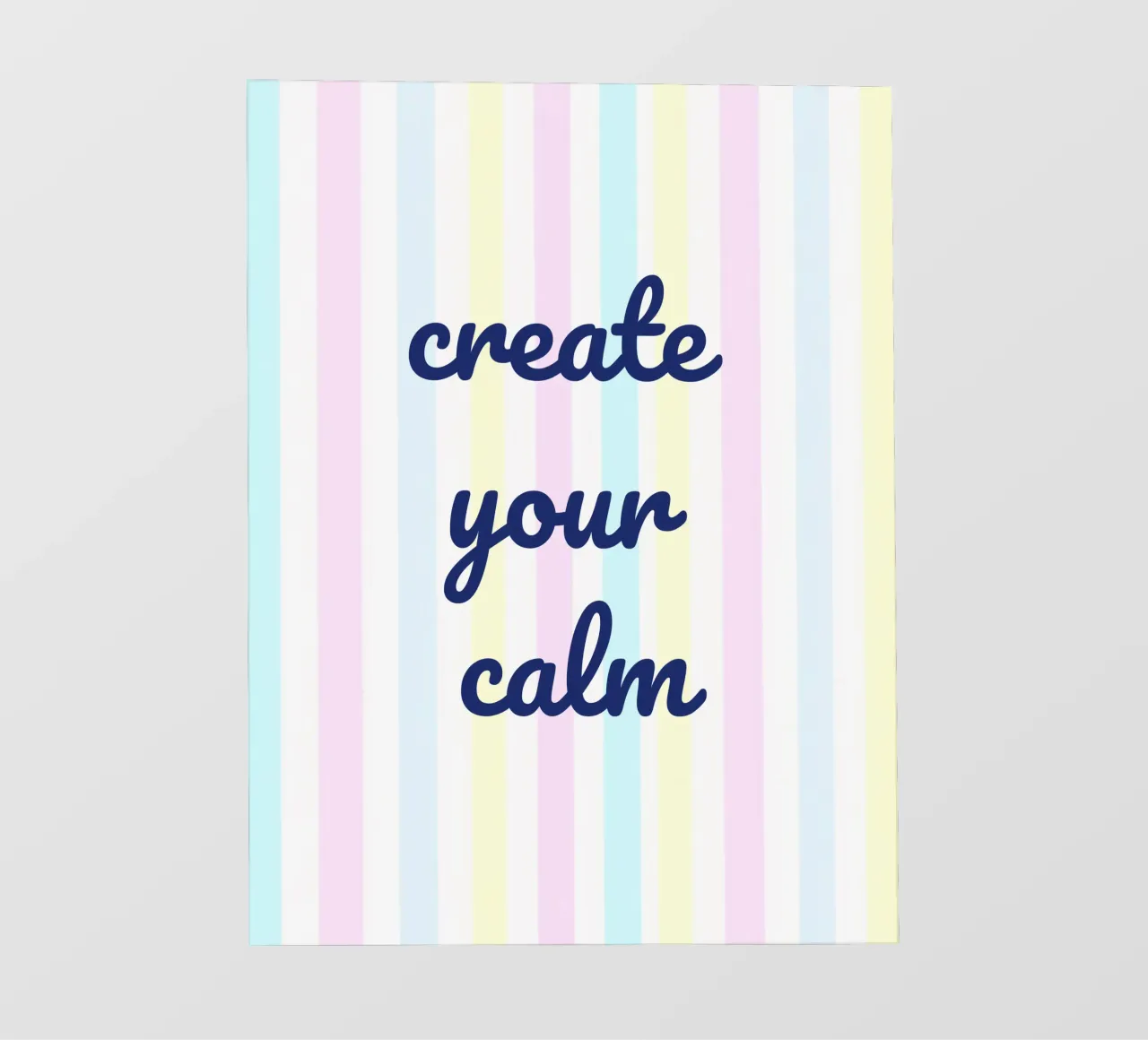 Create Your Calm Backlit Folie von Words by Niki