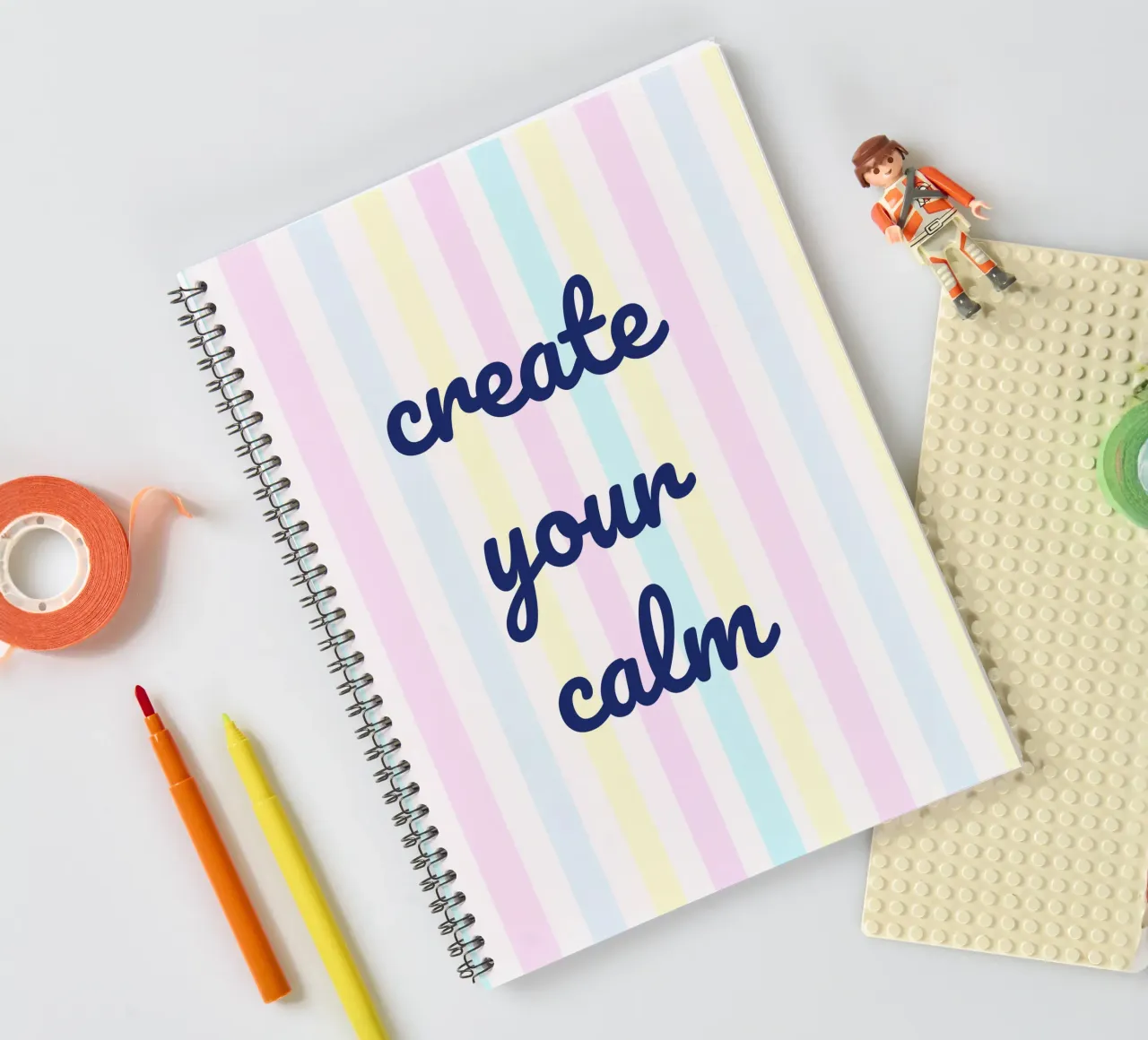 Create Your Calm diario ad anelli da Words by Niki