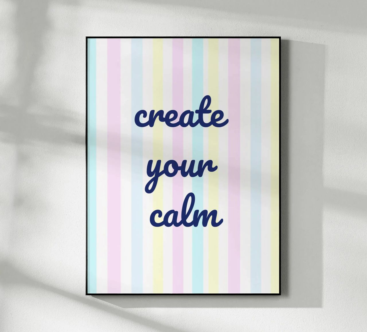 Create Your Calm plexiglass da Words by Niki