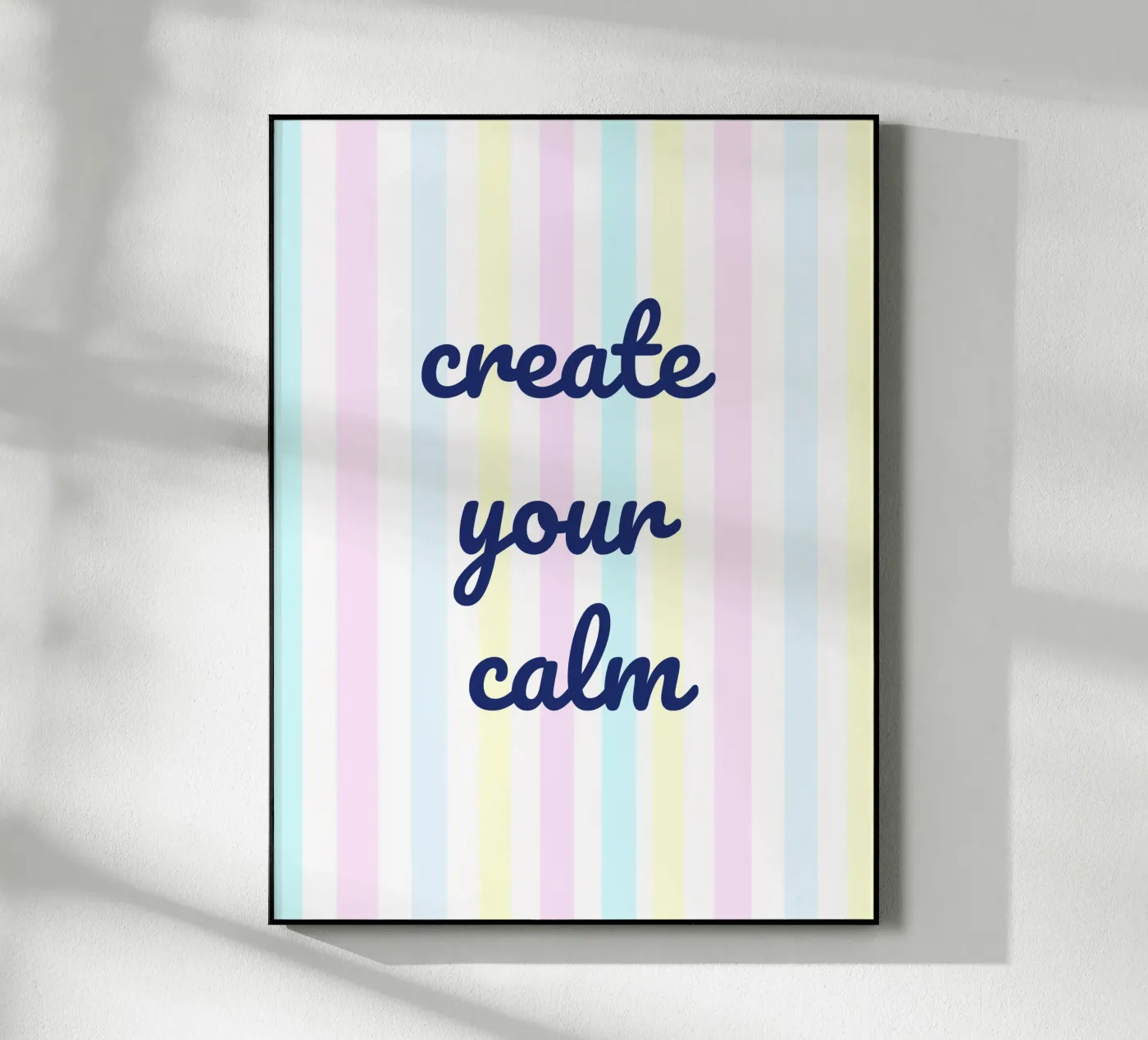 Create Your Calm plexiglas de Words by Niki
