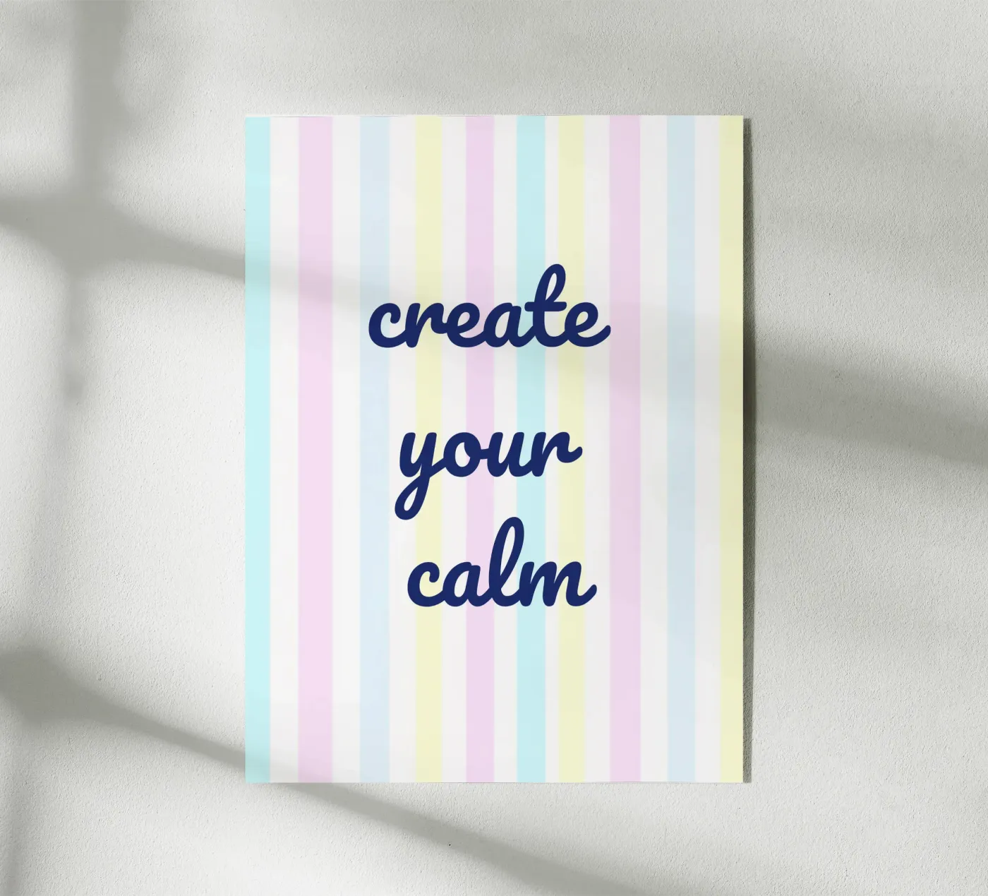 Create Your Calm plexiglas de Words by Niki
