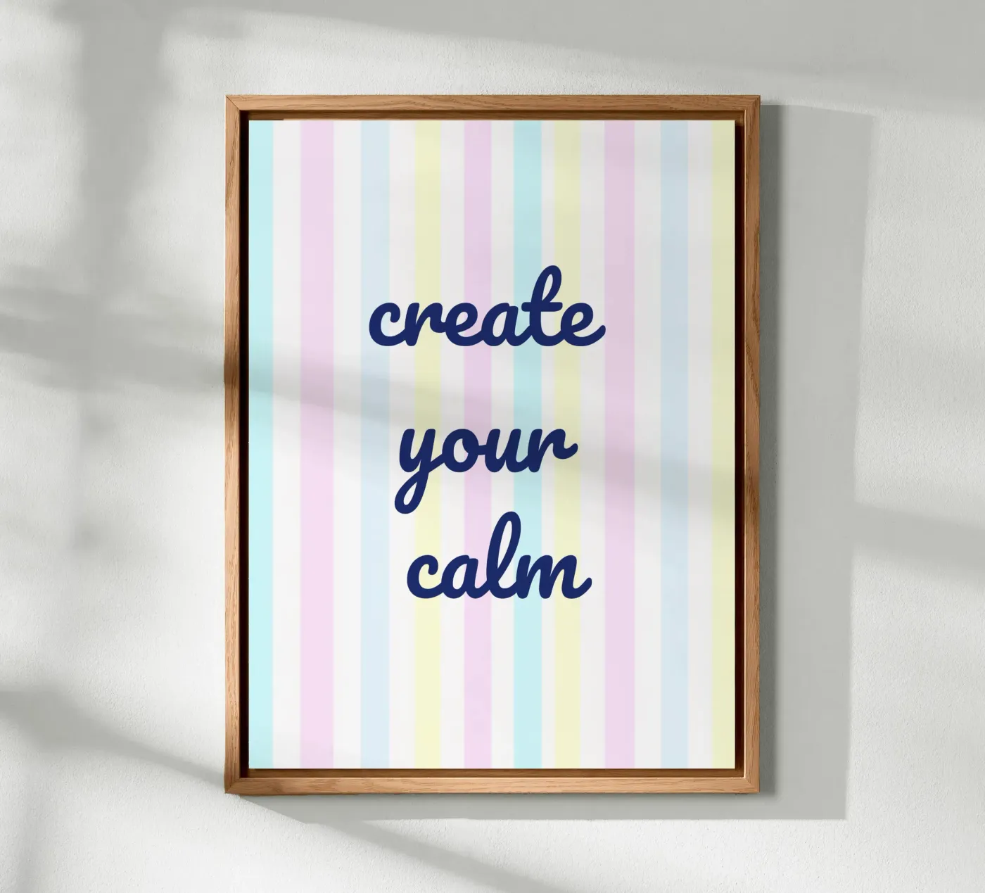 Create Your Calm forex plate by Words by Niki