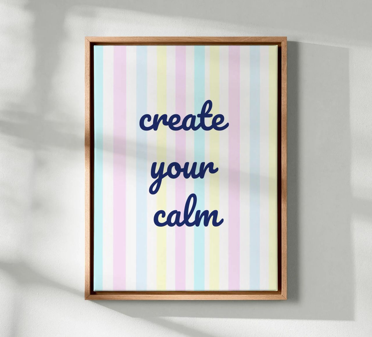 Create Your Calm tela da Words by Niki