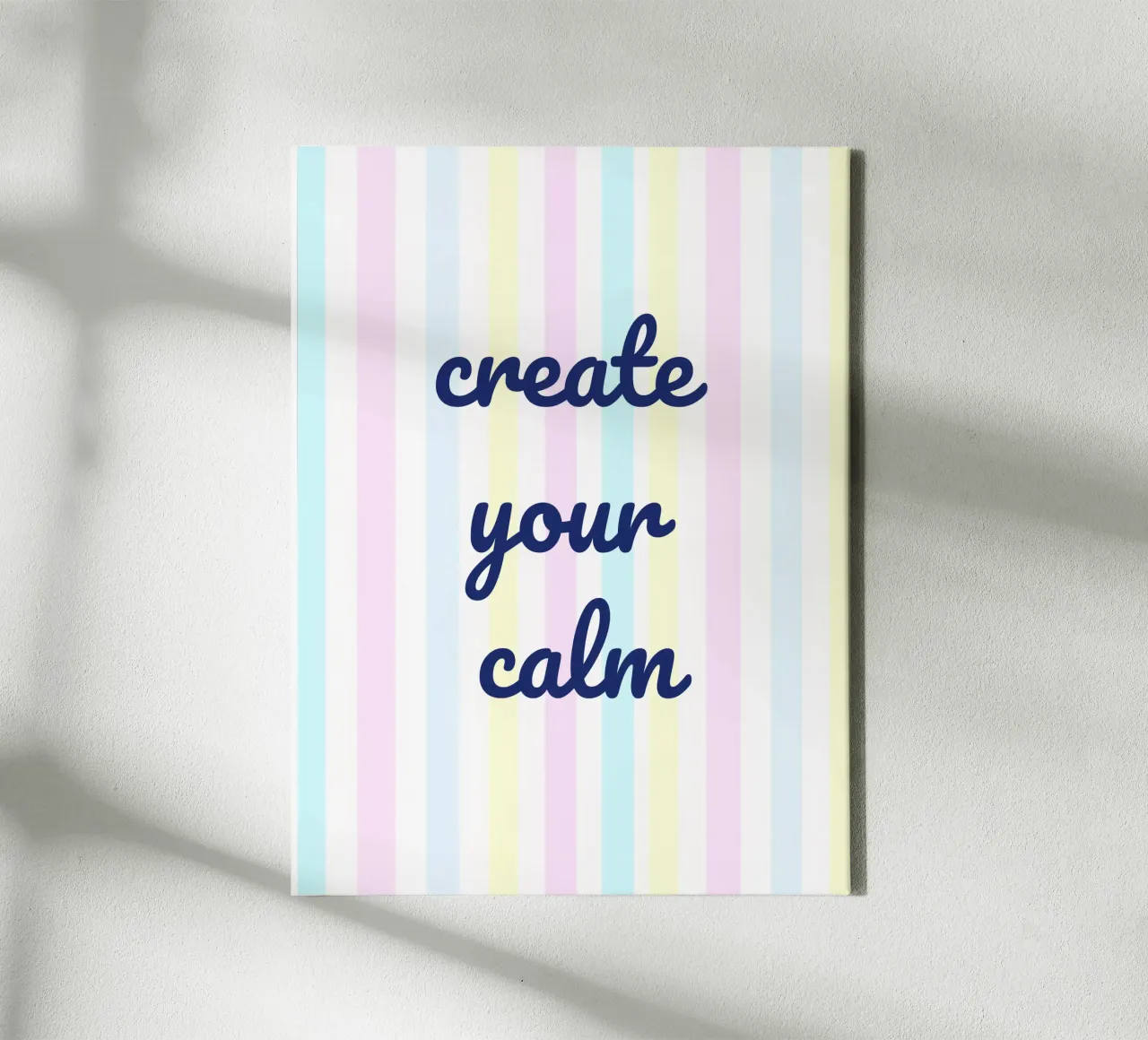 Create Your Calm tela da Words by Niki