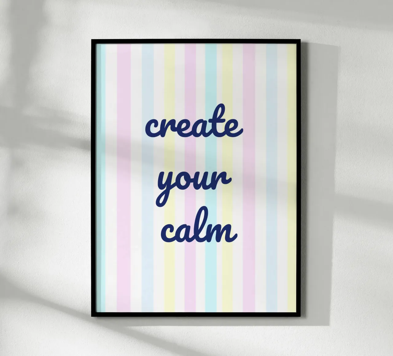 Create Your Calm poster da Words by Niki