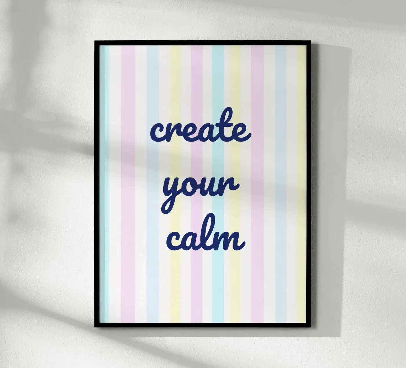 Create Your Calm poster van Words by Niki