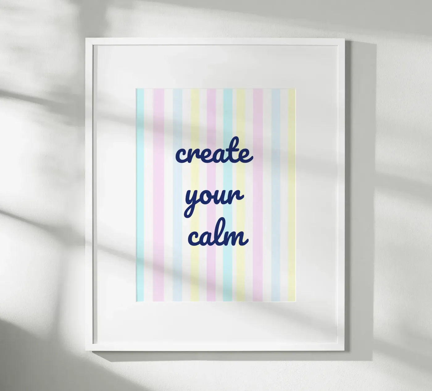 Create Your Calm poster van Words by Niki
