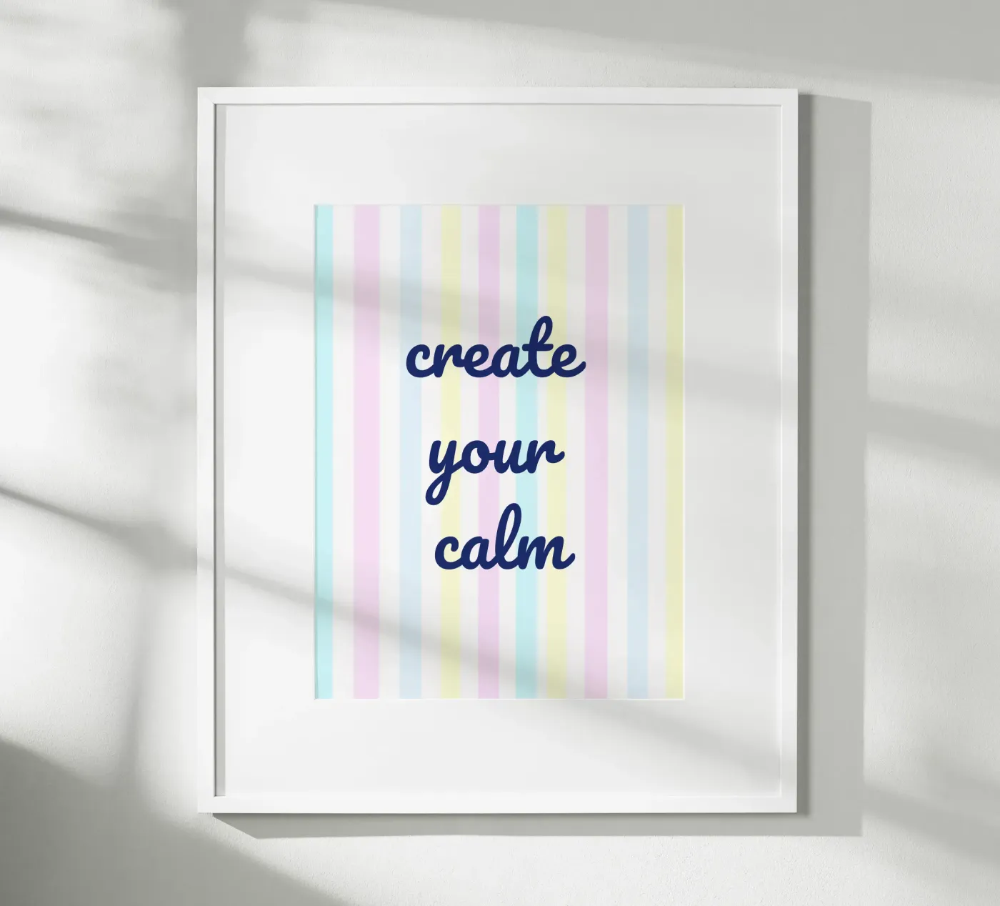 Create Your Calm poster da Words by Niki