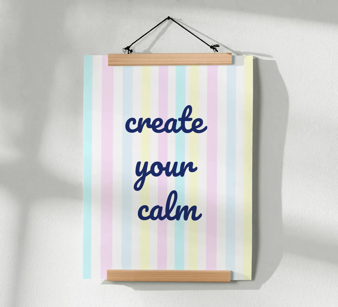 Create Your Calm poster van Words by Niki