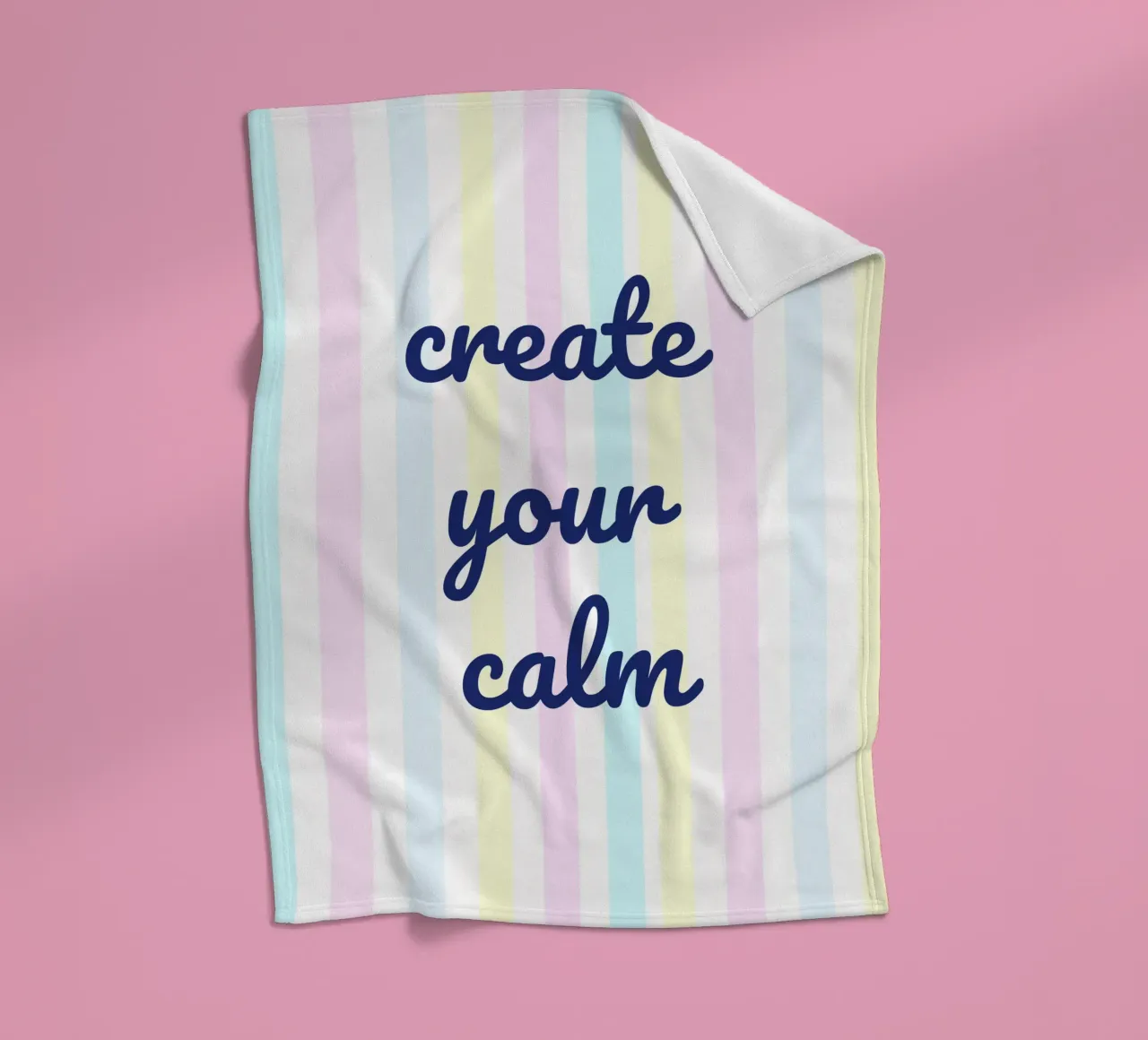 Create Your Calm Fleecedecke von Words by Niki