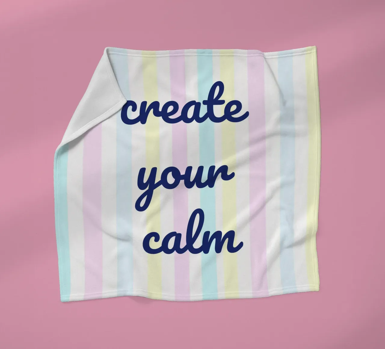 Create Your Calm coperta in pile da Words by Niki