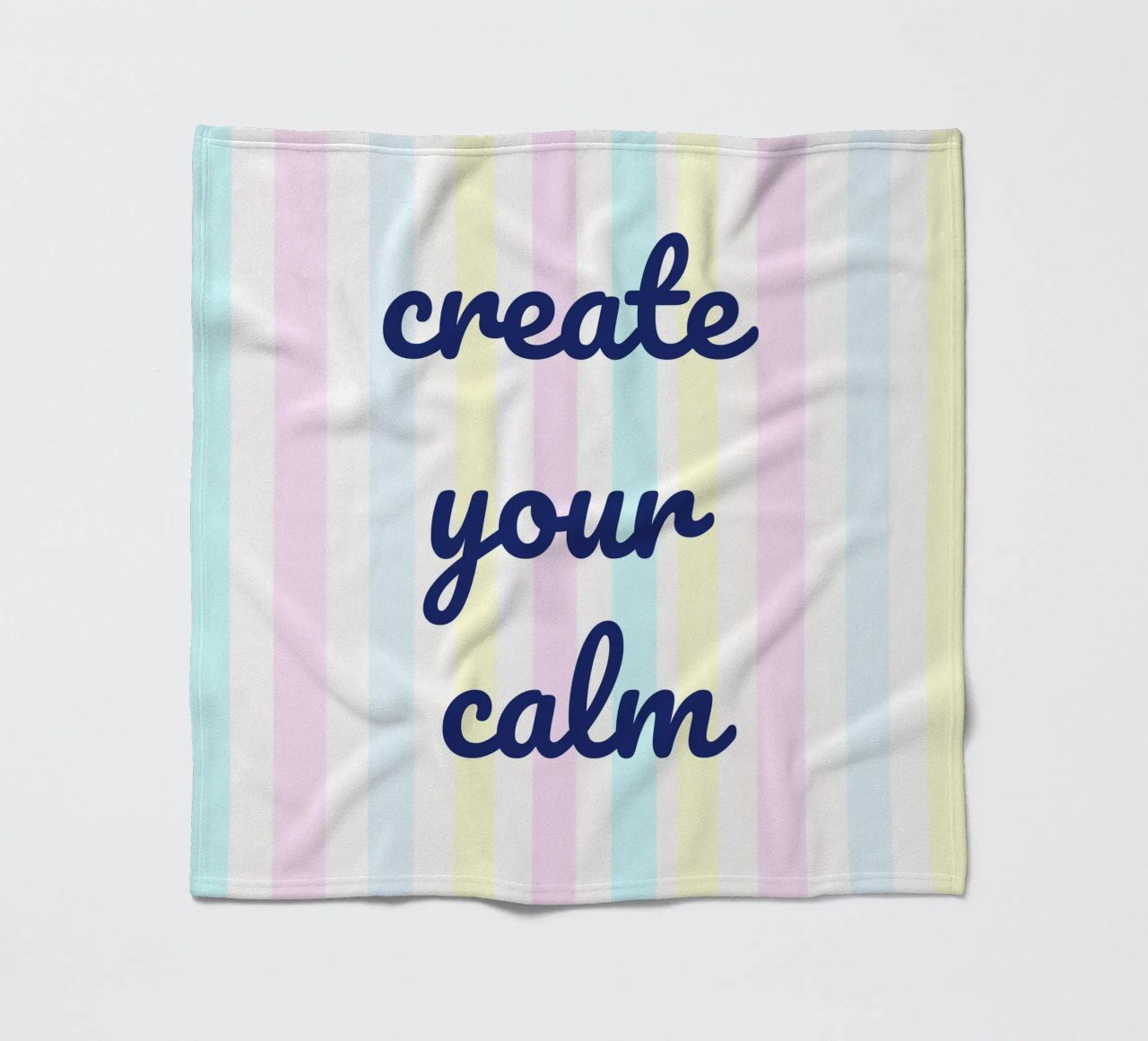 Create Your Calm coperta in pile da Words by Niki