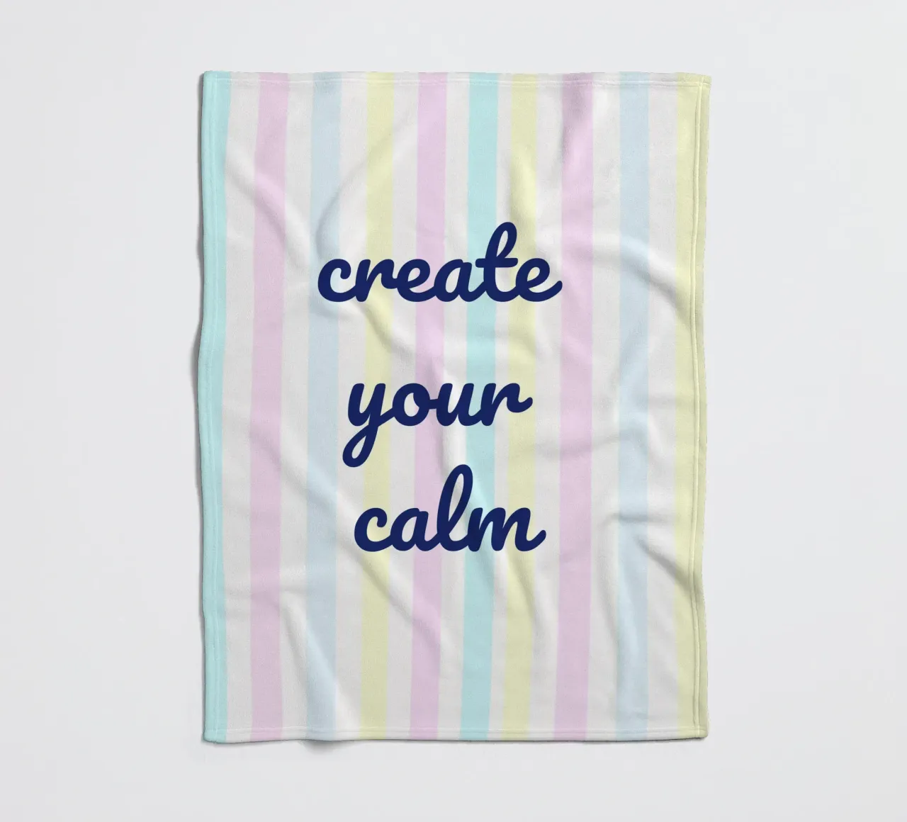 Create Your Calm coperta in pile da Words by Niki