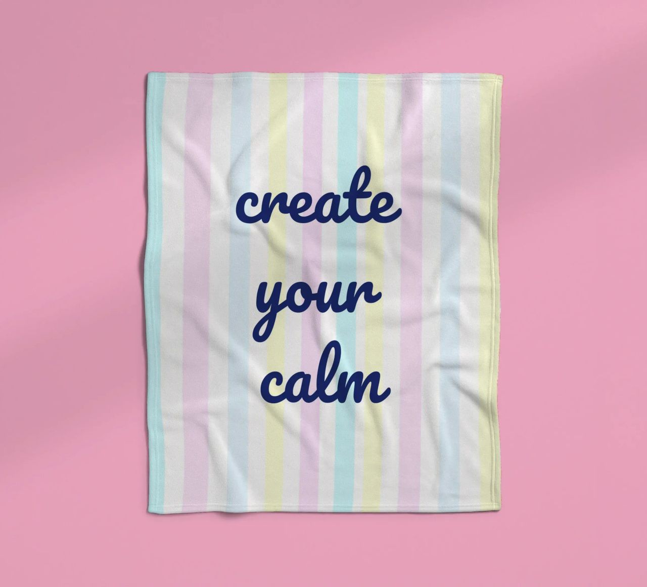 Create Your Calm coperta in pile da Words by Niki