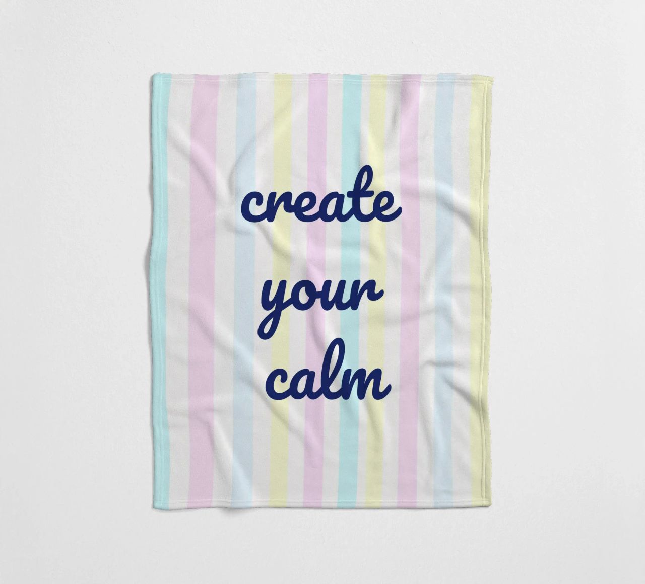 Create Your Calm coperta in pile da Words by Niki