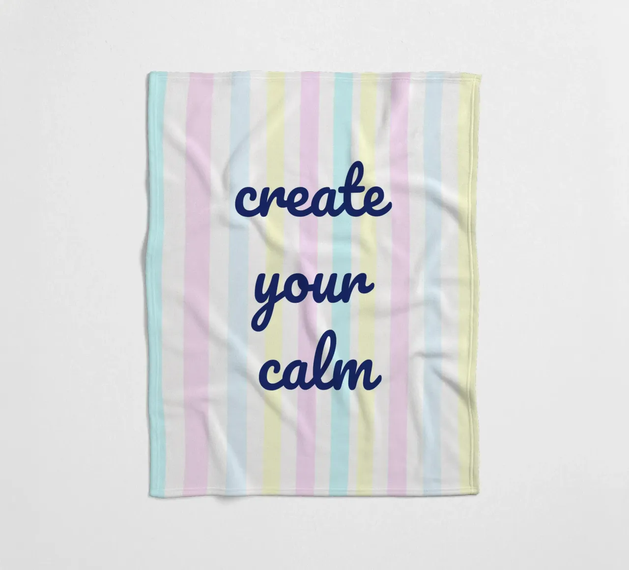 Create Your Calm Fleecedecke von Words by Niki