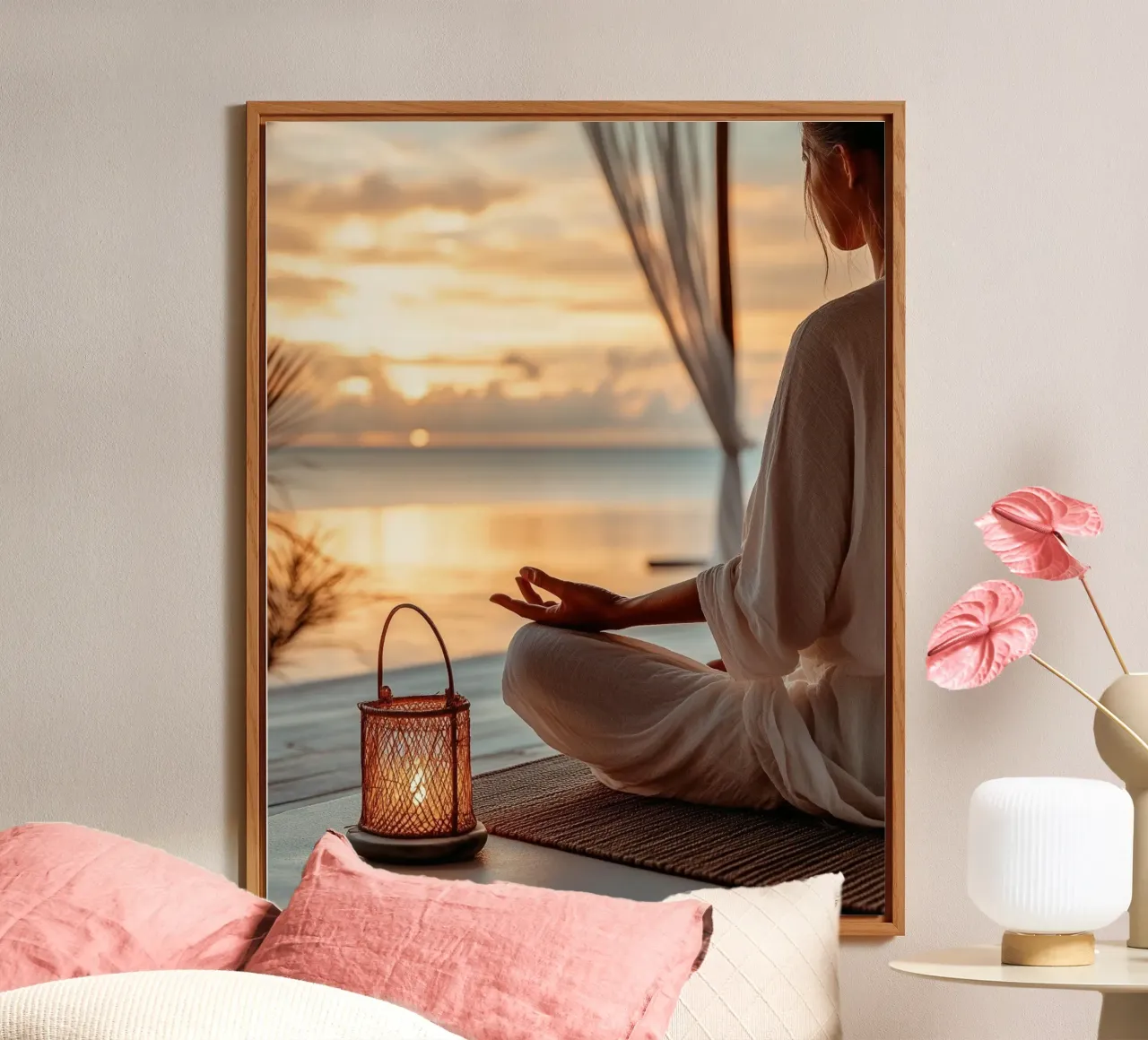 Lusso neutro alluminio dibond da PhotoVibe Decor