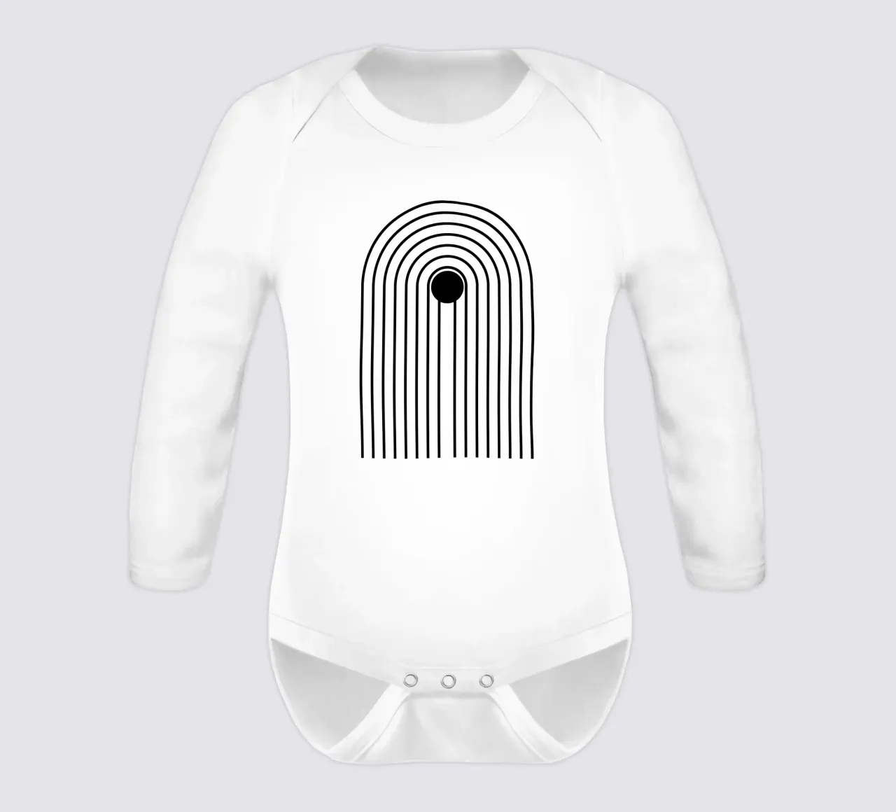 Arch Langarm Babybody von Rose Beck Art