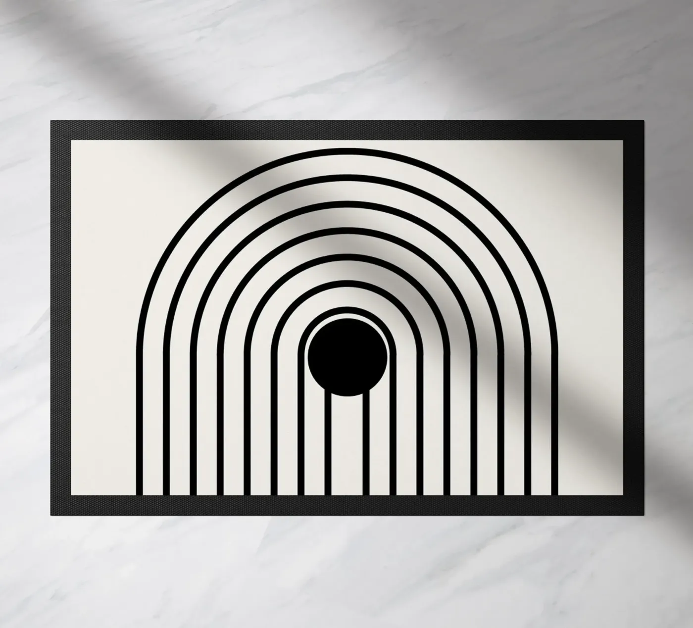 Arch doormat by Rose Beck Art