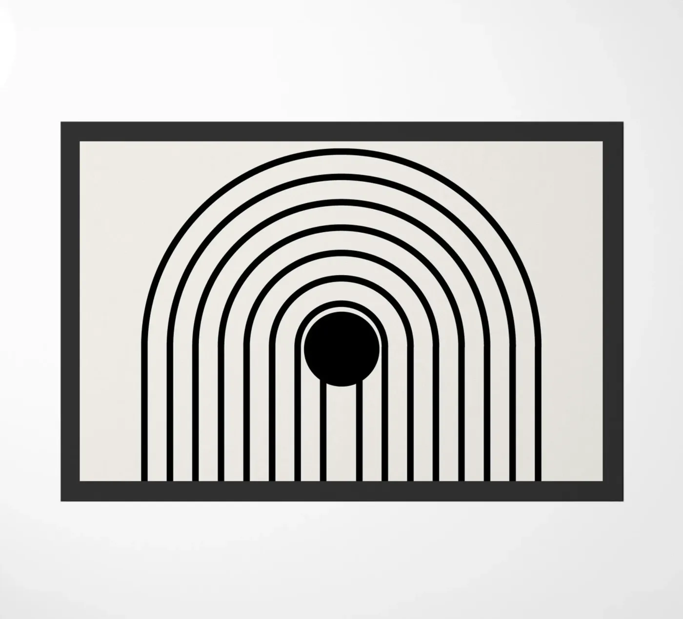 Arch doormat by Rose Beck Art