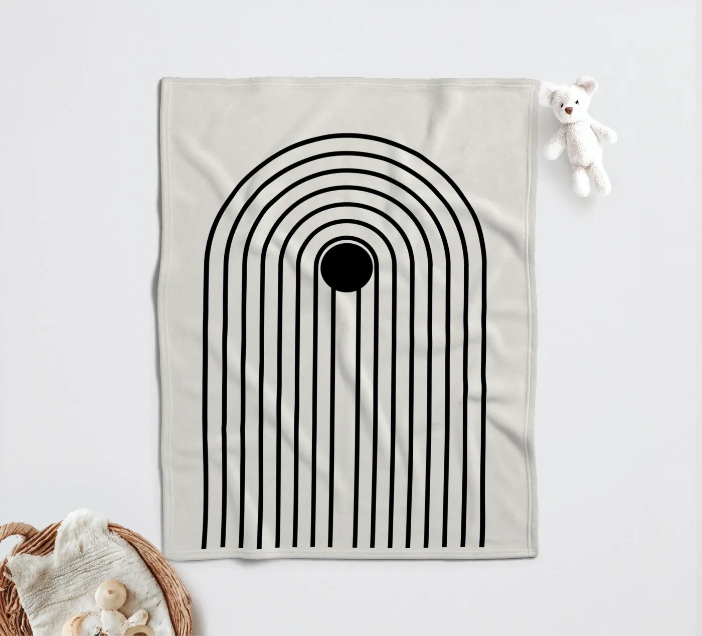 Arch Fleecedecke von Rose Beck Art
