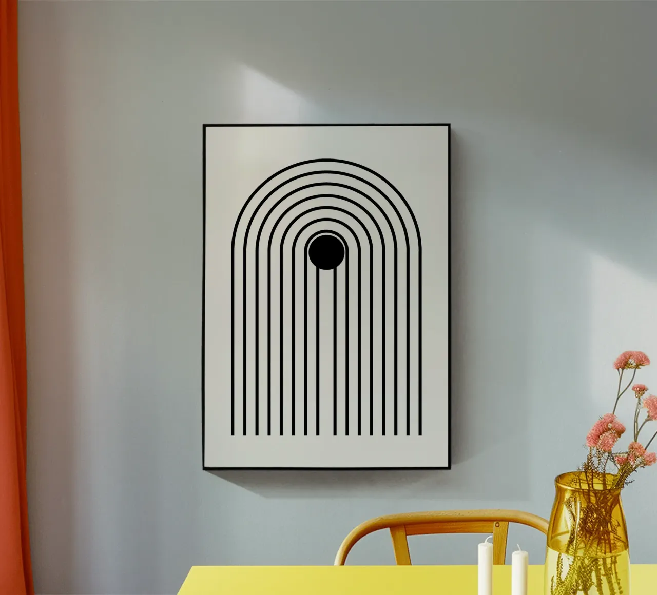 Arco plexiglass da Rose Beck Art