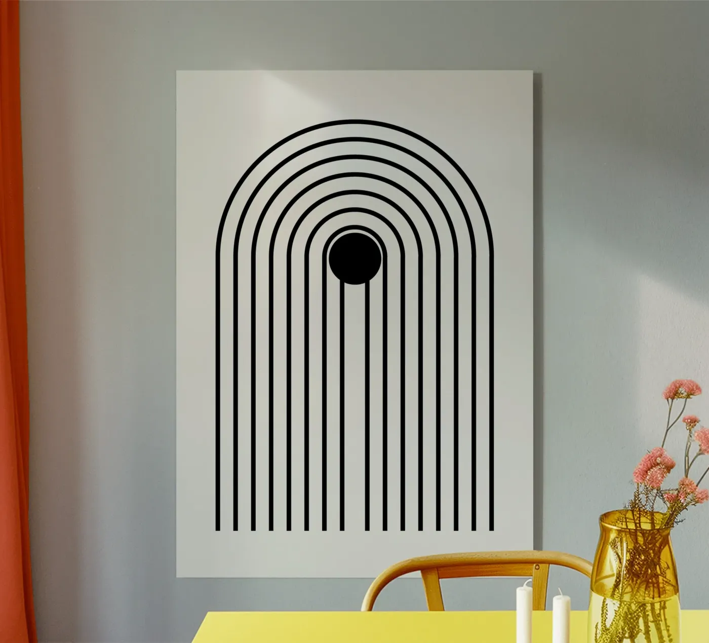 Arch acrylic glass by Rose Beck Art