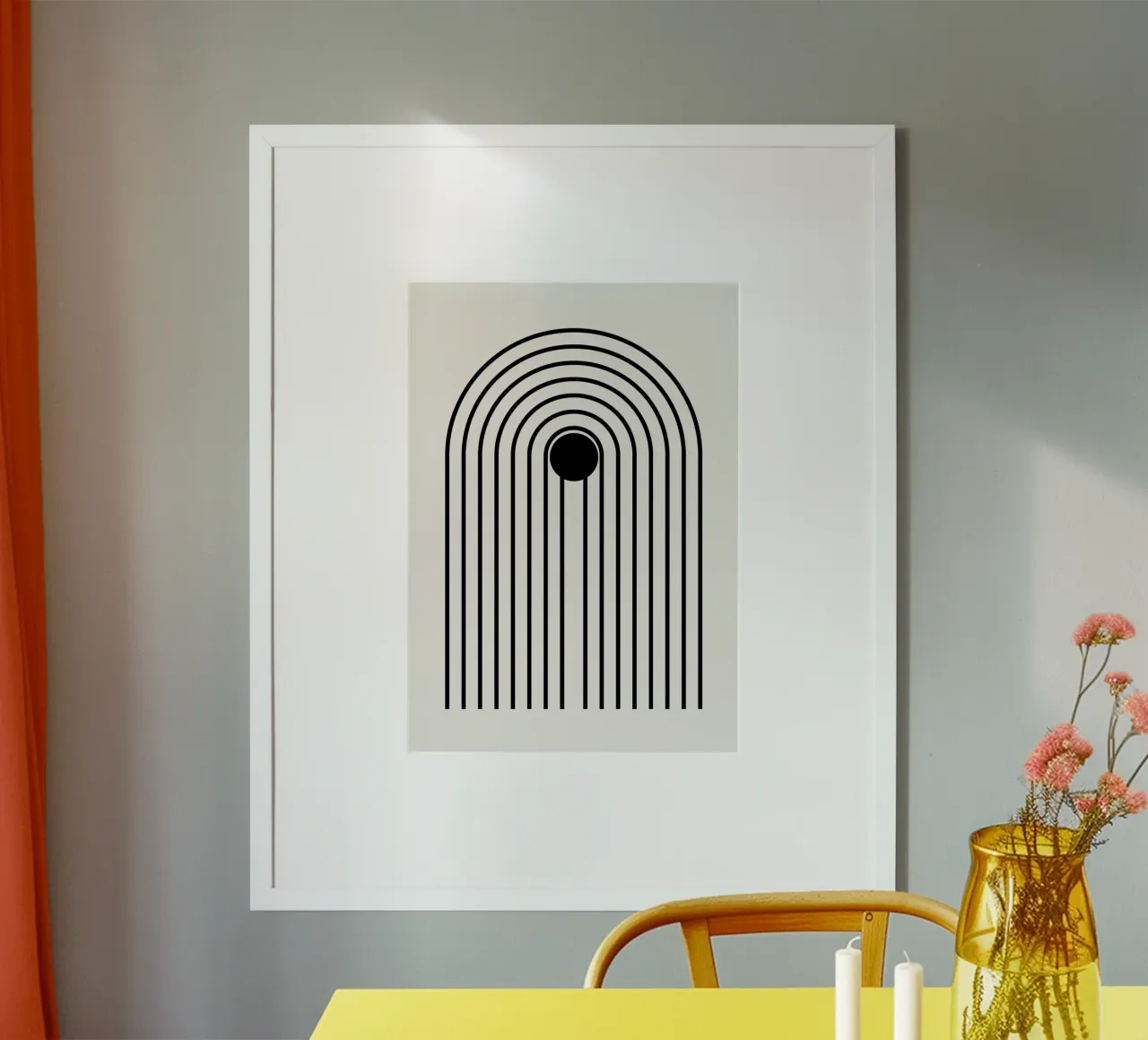 Arch poster van Rose Beck Art