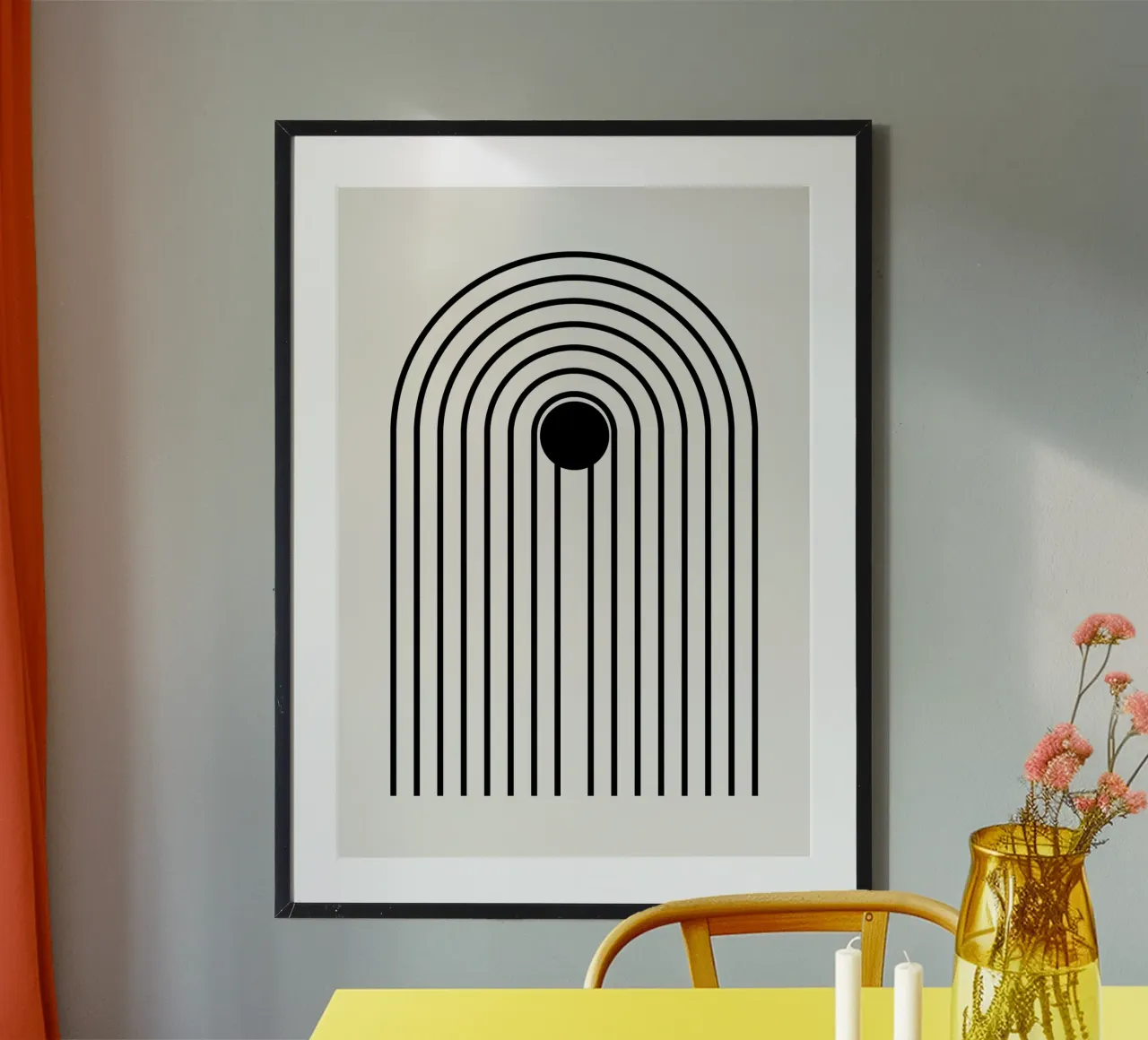 Arch poster van Rose Beck Art