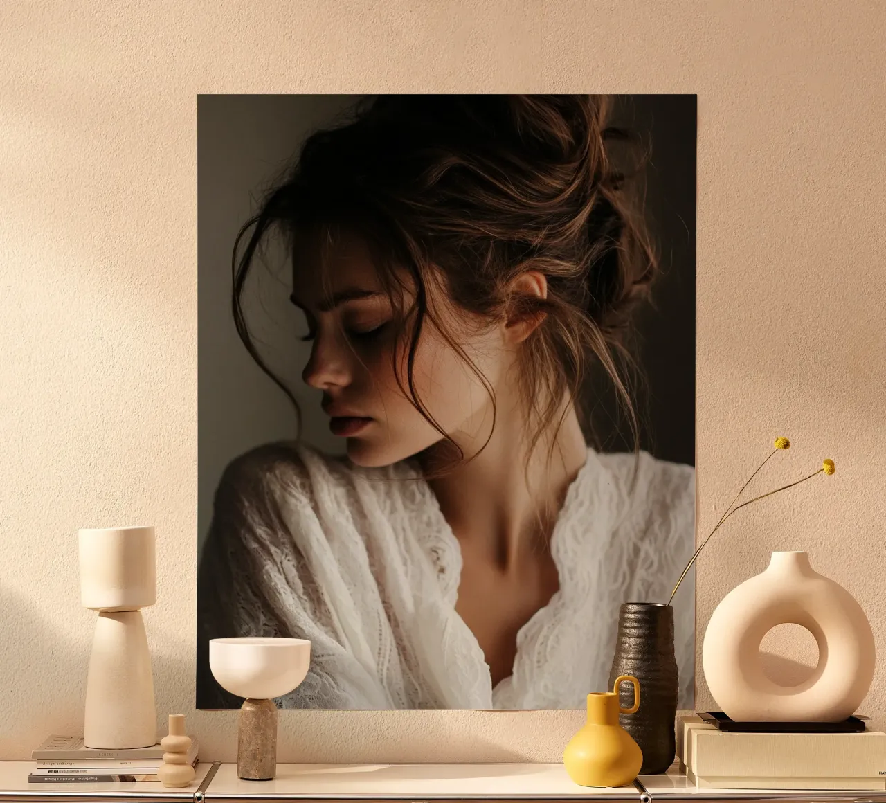 Lusso neutro carta hahnemühle da PhotoVibe Decor