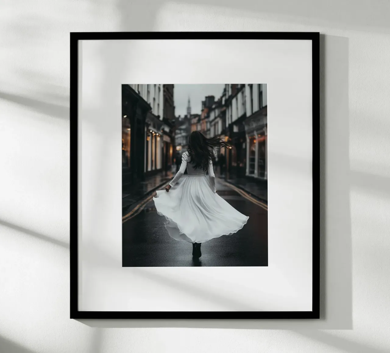 Lusso neutro poster con telaio in alluminio da PhotoVibe Decor