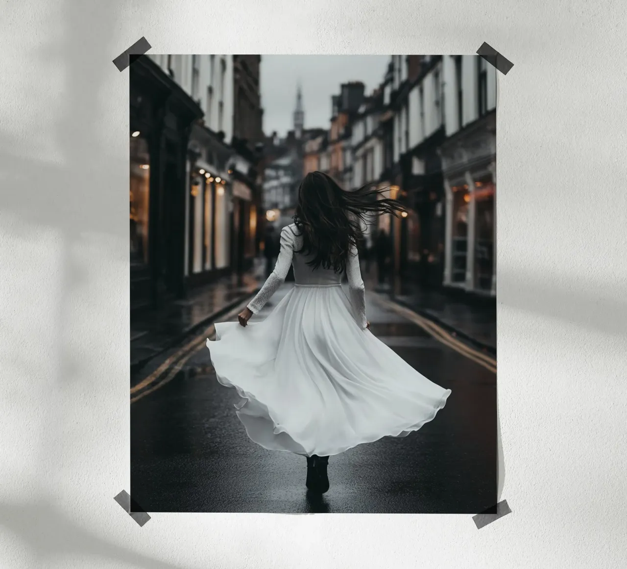 Lusso neutro poster con telaio in alluminio da PhotoVibe Decor