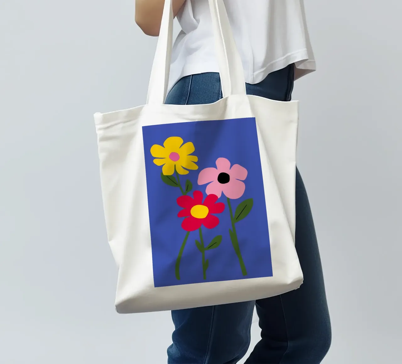 Primary Color Pop tote bag by Moonlite Desire